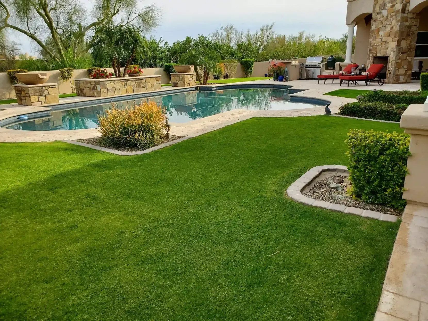 A perfectly manicured landscape