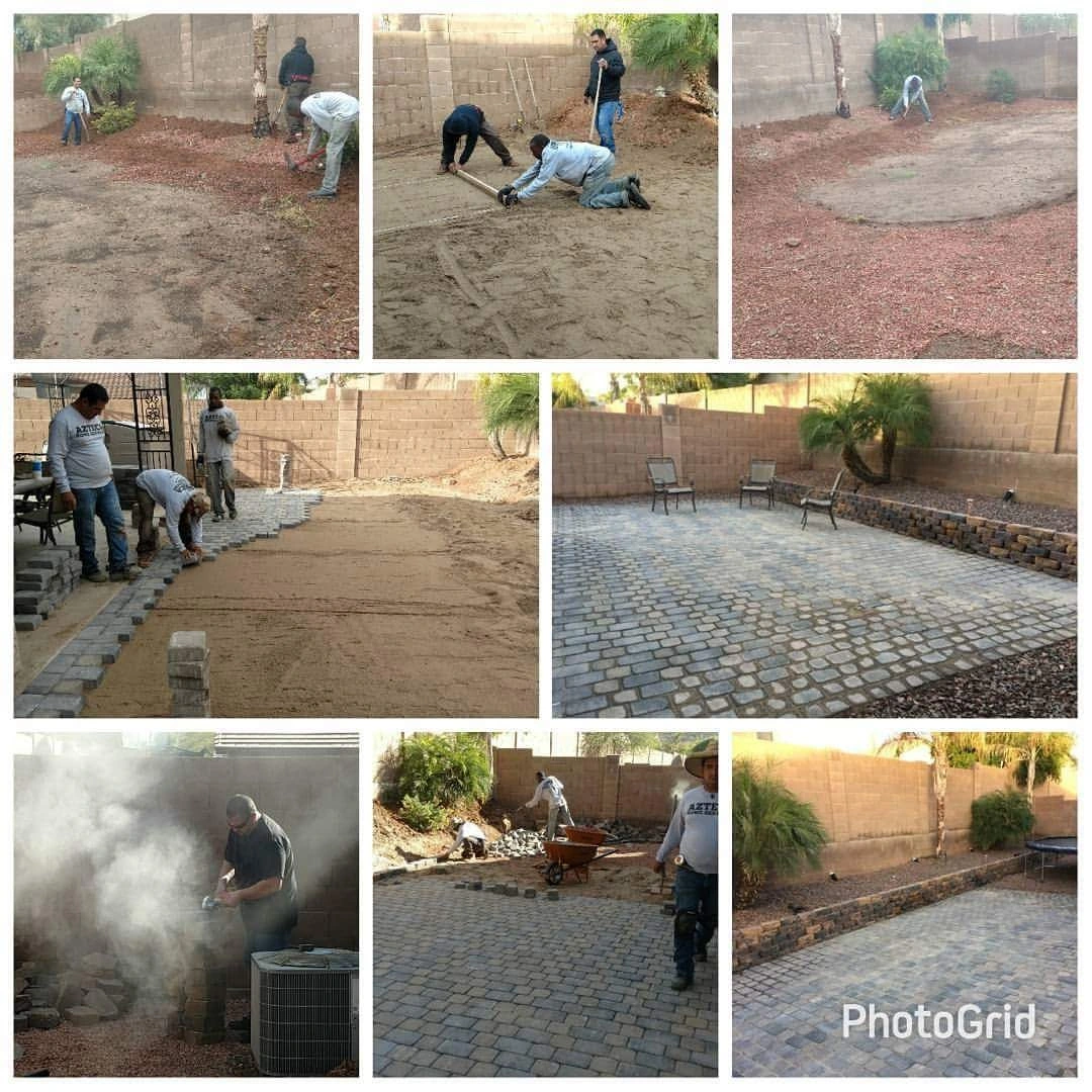 Paver installation
